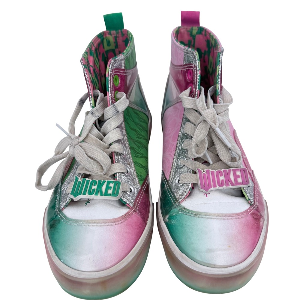 Wicked‎ The Musical Movie Girls High Top Sneakers Ground Up Size 6.5 Big Girls
